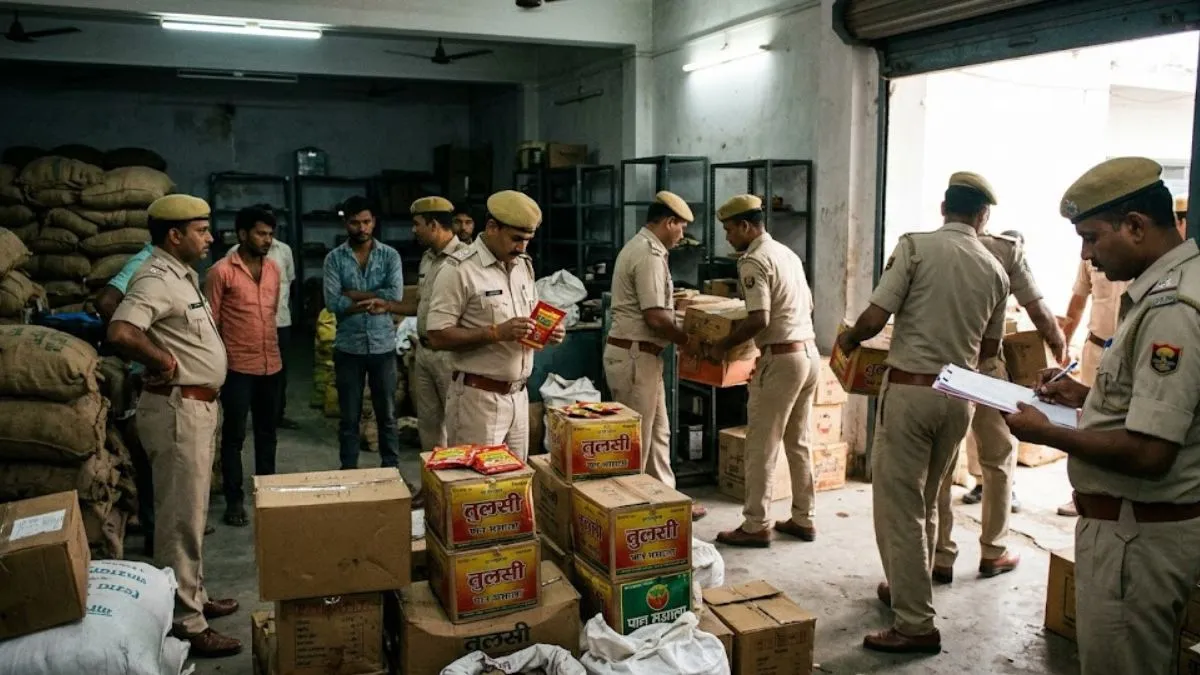 Fake pan masala business was going on in Raxaul