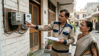 गाजियाबाद में स्मार्ट मीटरों को प्रीपेड से पोस्टपेड प्रणाली में परिवर्तित किया गया है। इमेज एआई