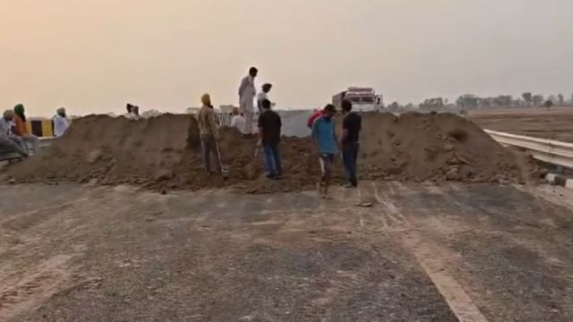पंजाब के पटियाला में शरारती तत्वों ने मिट्टी डालकर दिल्ली-कटरा एक्सप्रेसवे को किया बंद, NHAI ने खुलवाया
