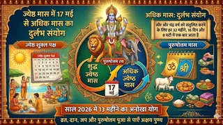 ज्येष्ठ मास में 17 मई से अधिक मास का बन रहा दुर्लभ संयोग (AI Generated Image)