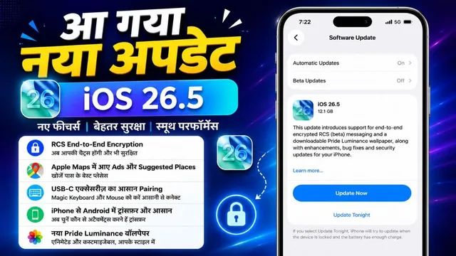 करोड़ों iPhone यूजर्स के लिए iOS का नया अपडेट जारी, RCS Chats समेत 5 बड़े बदलाव