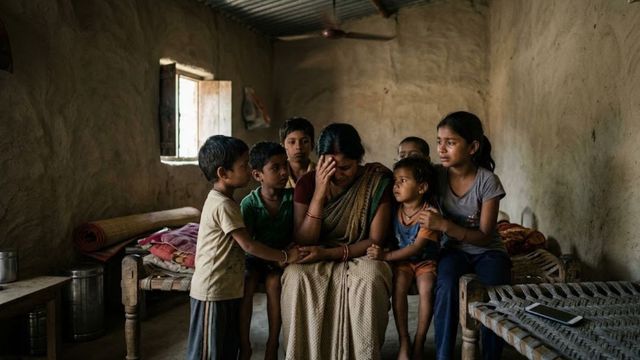 बिहार में पति ने पत्नी से विवाद के बाद वीडियो कॉल पर लगाई फांसी, 6 बच्चों के सिर से उठा पिता का साया
