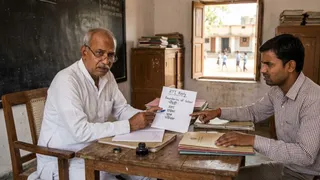 जमुई के स्कूल में RTI पर प्रधानाध्यापक का अटपटा जवाब (AI Generated Image)