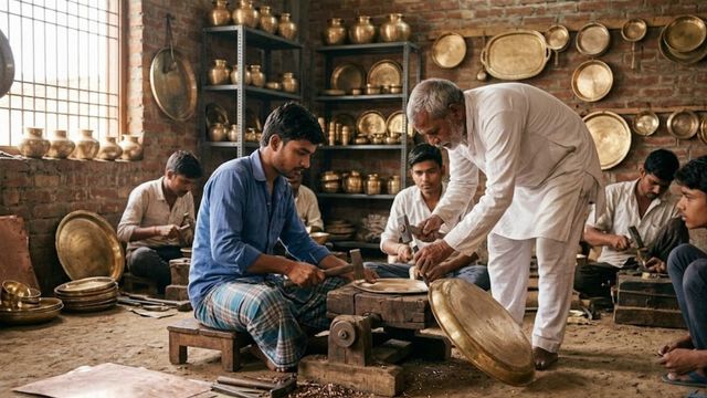 Saran News: परसागढ़ के कांसा-पीतल उद्योग को मिलेगा नया संबल, कारीगरों को मिलेगी ट्रेनिंग
