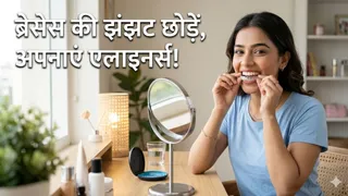 इनविजलाइन एलाइनर्स: ब्रेसेस से बेहतर विकल्प, जानें उपयोग और सावधानियां (Picture Credit- AI Generated)