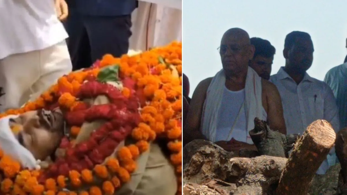 Prateek Yadav Death LIVE पंचतत्व में विलीन हुए प्रतीक यादव ससुर ने चिता को दी मुखाग्नि - mulayam singh yadav son prateek yadav dies at the age of 38 in lucknow