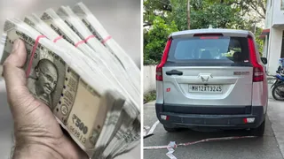 देहरादून में इसी वाहन से पकड़ी गई डेढ़ करोड़ रुपये की नकदी।