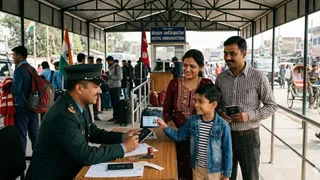 भारत से नेपाल यात्रा करने के लिए नए नियम लागू (AI Generated Image)