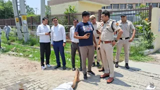 मौके पर पहुंची पुलिस। जागरण