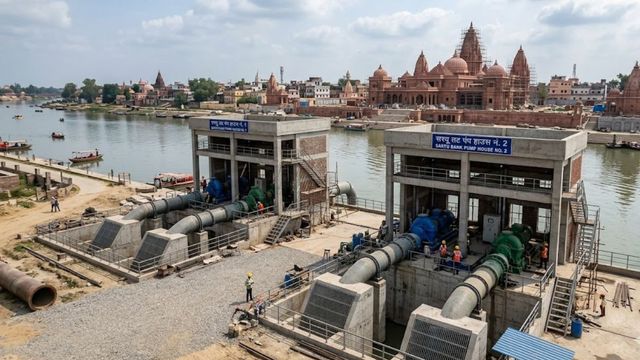 अयोध्या में मंदिर संग्रहालय से पहले 15 करोड़ की लागत से बनेंगे दो पंप हाउस, प्रति मिनट 40 हजार लीटर होगी क्षमता
