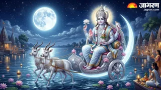 चंद्र देव की पूजा से मिलेगा शुभ फल (AI Generated Image)