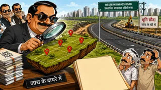 जमीन सौदे पर उठे सवाल (AI Generated image)