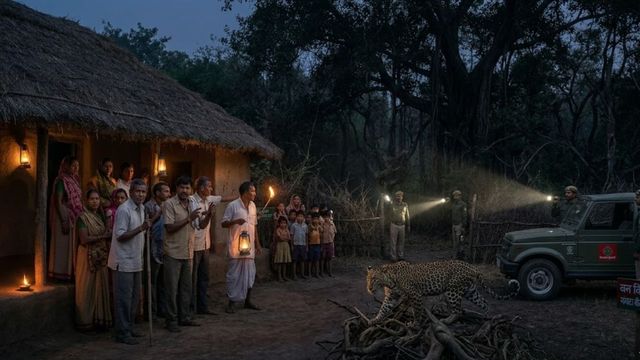 मुंगेर के गंगटा जंगल में तेंदुए की हलचल से दहशत में गांव के लोग, अलर्ट पर वन विभाग
