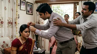 दुल्हन की मांग में चचेरे जीजा ने भर दिया सिंदूर। प्रतीकात्मक फोटो