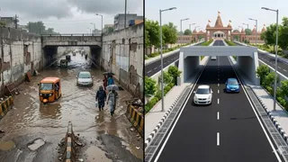 फरीदाबाद में मेवला अंडरपास से सिद्धदाता आश्रम तक सड़क निर्माण कार्य शुरू हो गया है। इमेज एआई