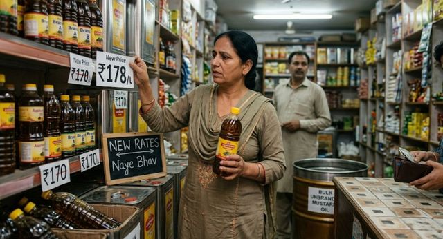 जालंधर में सरसों के तेल की कीमतों में उछाल, एक हफ्ते में 8 रुपये प्रति किलो महंगा हुआ तेल; रसोई का बजट बिगड़ा

