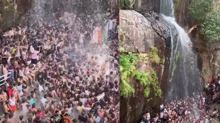 भीषण गर्मी में बिहार का Kakolat Waterfall बना सैलानियों की पहली पसंद
