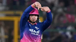 राजस्थान रॉयल्स की जीत का जश्न