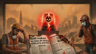मौसम का लगातार गर्म होना भारत में एक गंभीर सार्वजनिक स्वास्थ्य आपातकाल बन गया है। इमेज एआई