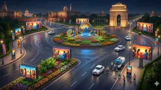 विदेशी मेहमानों का स्वागत करेंगे 150 से अधिक क्रिएटिव्स व डिस्प्ले यूनिट्स। (AI Generated Image)
