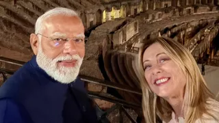 इटली पहुंचे प्रधानमंत्री मोदी, पीएम मेलोनी से थोड़ी देर में करेंगे मुलाकात (फोटो- रॉयटर)