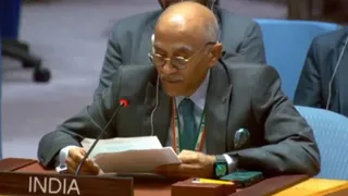 संयुक्त राष्ट्र में भारत के स्थायी प्रतिनिधि राजदूत हरीश पर्वतनेनी(फोटो: एएनआई)
