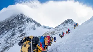 एवरेस्ट पर बना नया विश्व रिकॉर्ड (फाइल फोटो)