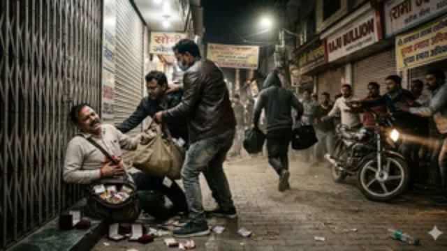 पटना में दुकान का शटर काटकर 30 लाख की लूट, हथियारबंद बदमाशों ने गार्ड को बनाया बंधक
