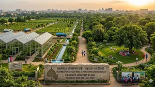 दिल्ली में बनेंगे 100 ‘ऑक्सीजन पार्क’। (AI Generated Image)