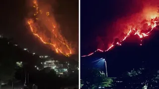पिंडरघाटी के नारायणबगड़ इंटर कालेज के पीछे शुक्रवार रात जंगल में लगी आग। वहीं, कर्णप्रयाग तहसील के सुंदरगांव, ईडाबधाणी से लगे जंगल में शुक्रवार रात लगी आग