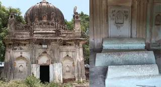 मलिहाबाद क्षेत्र के अंतर्गत आने वाले कसमंडी कला गांव में विवादित स्थल l जागरण