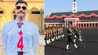सेना में अधिकारी बने अभिनंदन मिश्रा।