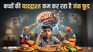बचपन में खाए जंक फूड से बदल सकती है मस्तिष्क की संरचना (Image Source: AI-Generated)