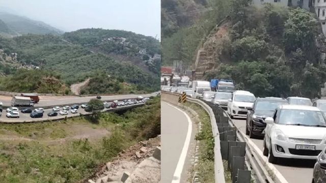 भीषण गर्मी के बीच हजारों की संख्या में मनाली पहुंचे पर्यटक, कई KM तक लगा लंबा जाम; घंटों तक फंसे रहे सैलानी