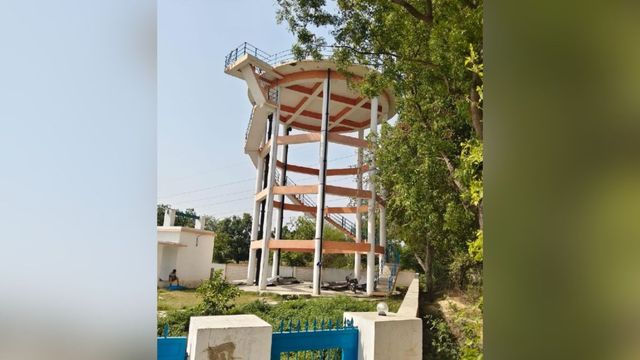 अयोध्या में जलापूर्ति के पहले ट्रायल में ही क्षतिग्रस्त को गई टंकी, करोड़ों की लागत से हुआ था निर्माण