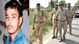 अरविंद फाइल फोटो, घटनास्थल का निरीक्षण करते एसएसपी दिनेश कुमार सिंह।