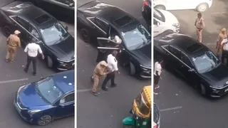 देहरादून के राजपुर क्षेत्र में हरियाणा के एक युवक ने बीच सड़क पर चाकू लेकर पुलिस को दौड़ाया।