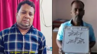 मृत बदमाश रजा मुहम्मद और मोमिन की फाइल फोटो।