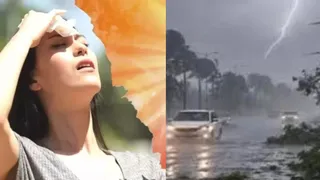 आंधी-तूफान और लू की पड़ी दोहरी मार।