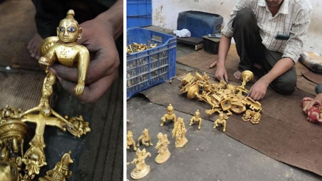 महंगी पीतल, बाजार में मंदा होने से कान्हा के मिल रहे है कम आर्डर, अलीगढ़ की इकाइयों के सामने आया संकट