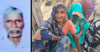 पति रतीराम की मौत पर बेसुध पत्नी गिरजारानी को संभालती महिलाएं। जागरण