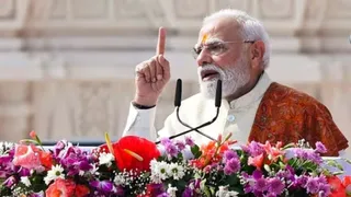 पीएम मोदी के 12 साल पूरे। (एएनआई)