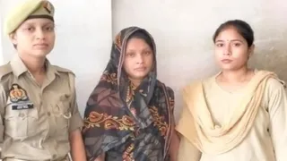 प्रतापगढ़ पुलिस की गिरफ्त में पति की हत्यारोपित। सौ. पुलिस मीडिया सेल