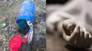 पंजाब के पटियाला में नीले ड्रम में बंद मिली युवती की लाश।