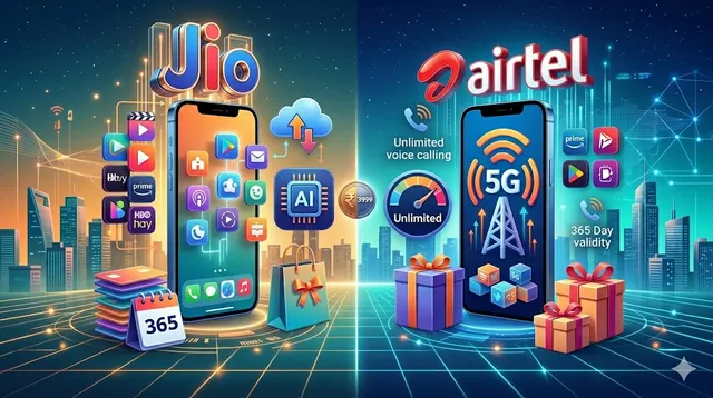  Jio vs Airtel Rs 3,999 Plan: कीमत एक जैसी पर फायदे थोड़े अलग, जानें आपके लिए कौन सा है बेस्ट?