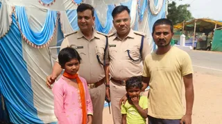 चंगाई प्रार्थना सभा स्थल से दोनों बच्चों को सुरक्षित लाया गया वापस।