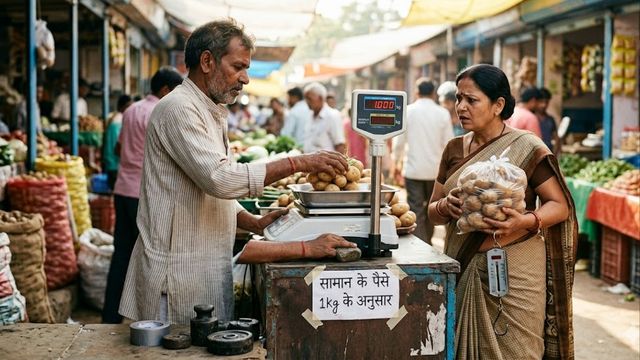 इलेक्ट्रिक तराजू का खेल, 1 किलो की जगह 850 ग्राम देकर गढ़वा में ग्राहकों को लगाया जा रहा चूना
