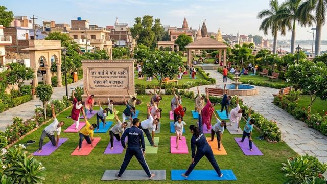 प्रयागराज में चलेगी सेहत की पाठशाला, हर वार्ड में बनेगा योग पार्क; ट्रेनर भी होंगे तैनात
