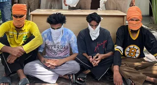थाना कोतवाली पुलिस की गिरफ्त में आरोपित।