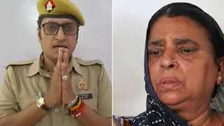 निलंबित सिपाही सुनील शुक्ल ---- नील शुक्ल की मां श्यामा शुक्ला
